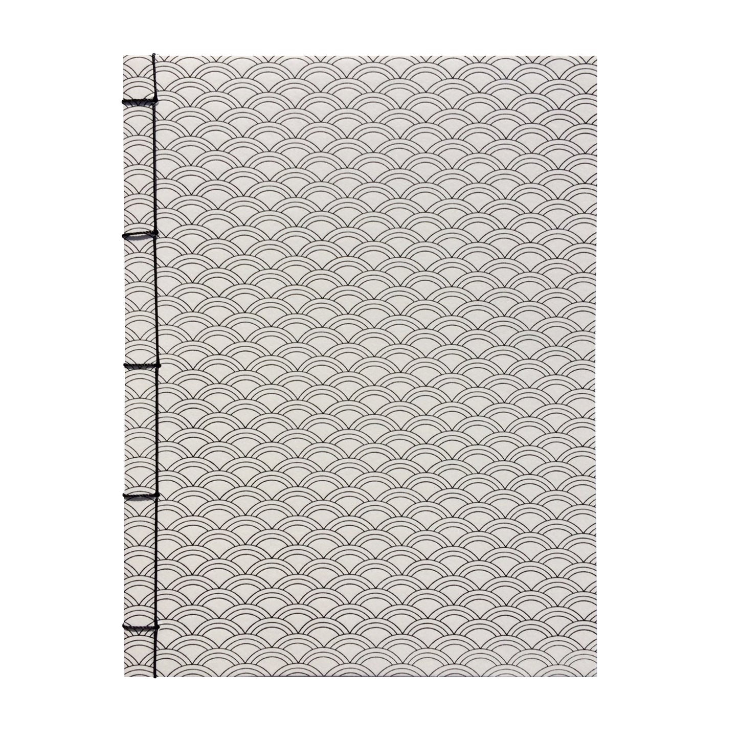 Rossi Notebook with japanese binding, scale, white