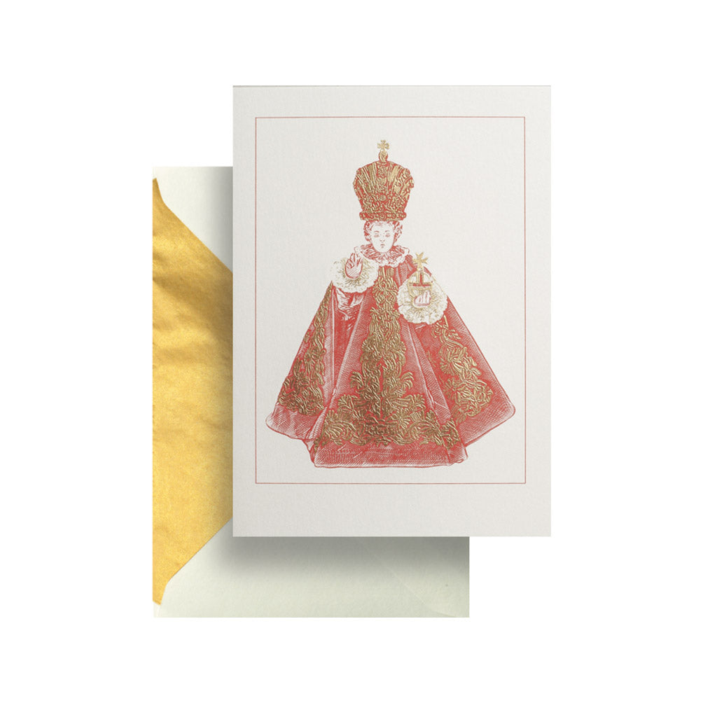 Infant of Prague Greeting Card
