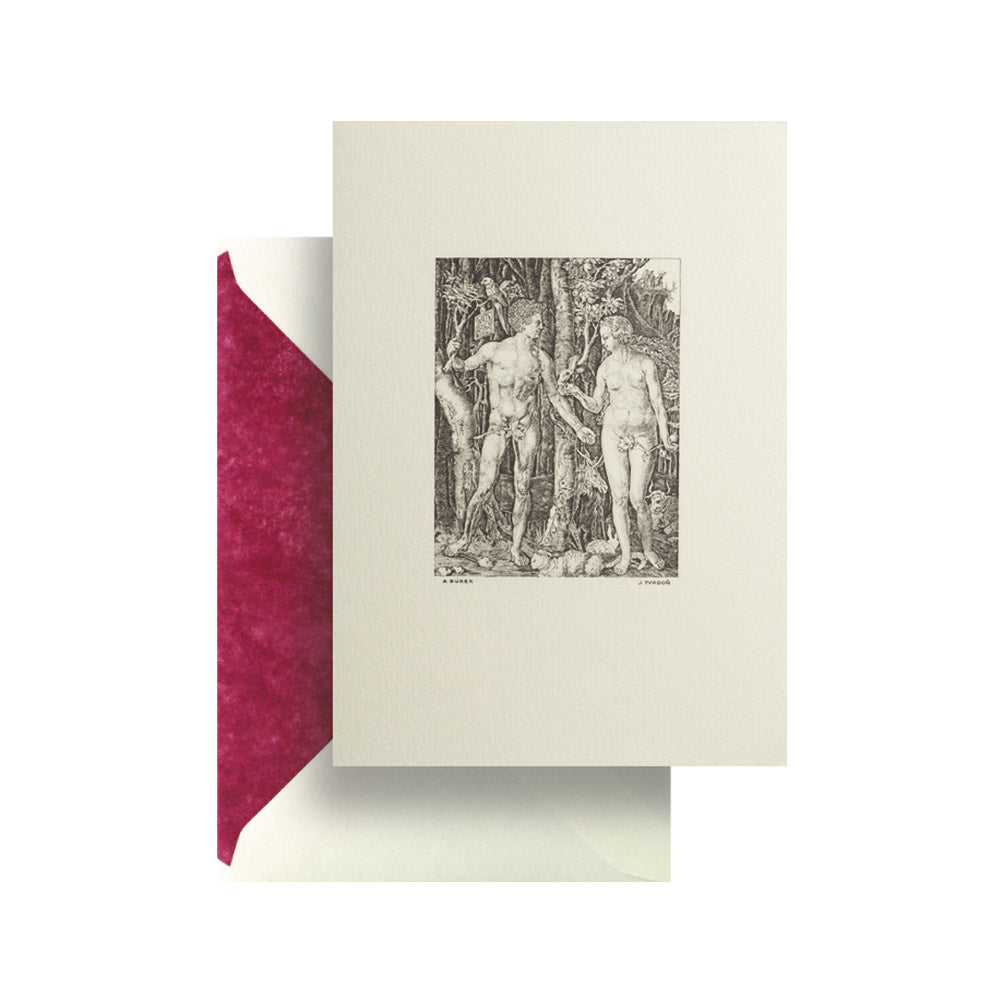 Adam and Eve Greeting Card