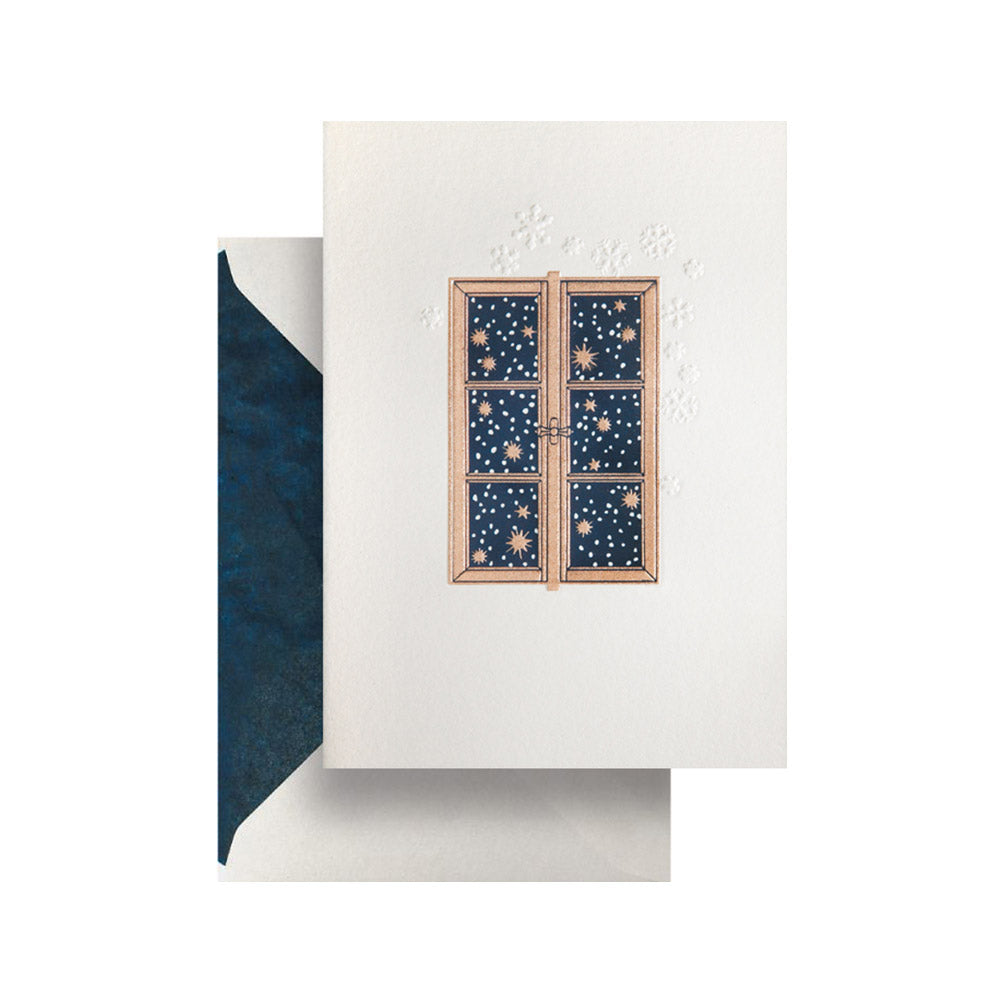 Winter Window Greeting Card