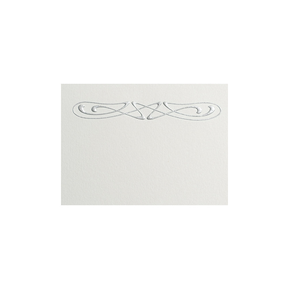 Silver Art Nouveau Motif, table card (10 pcs)