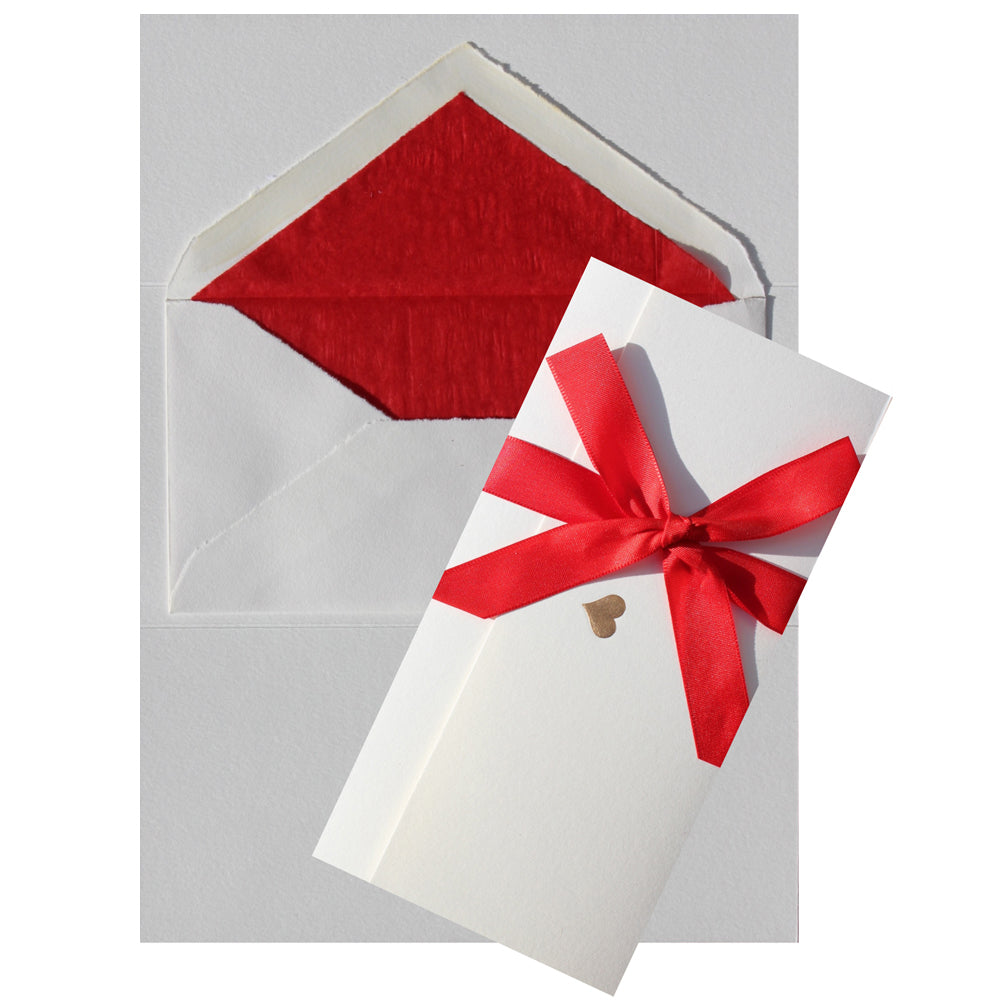 Gold Heart Envelope