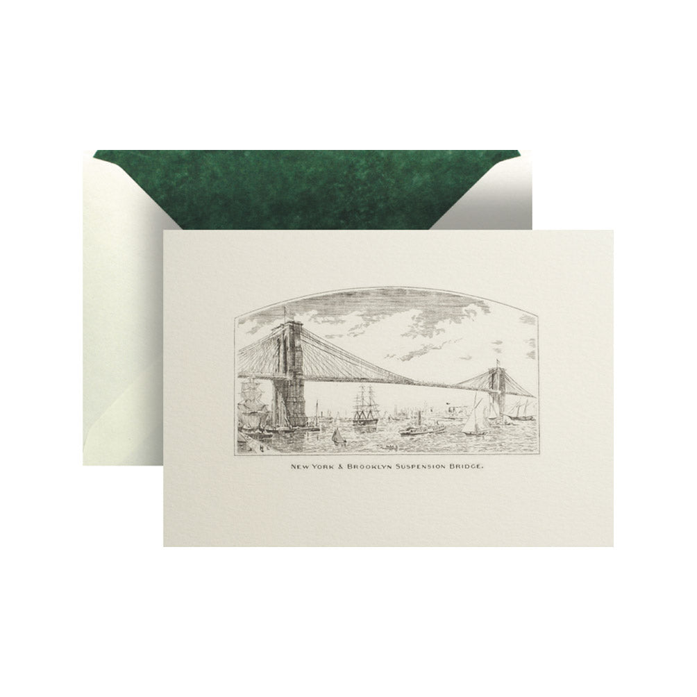 New York - Brooklyn Bridge Card