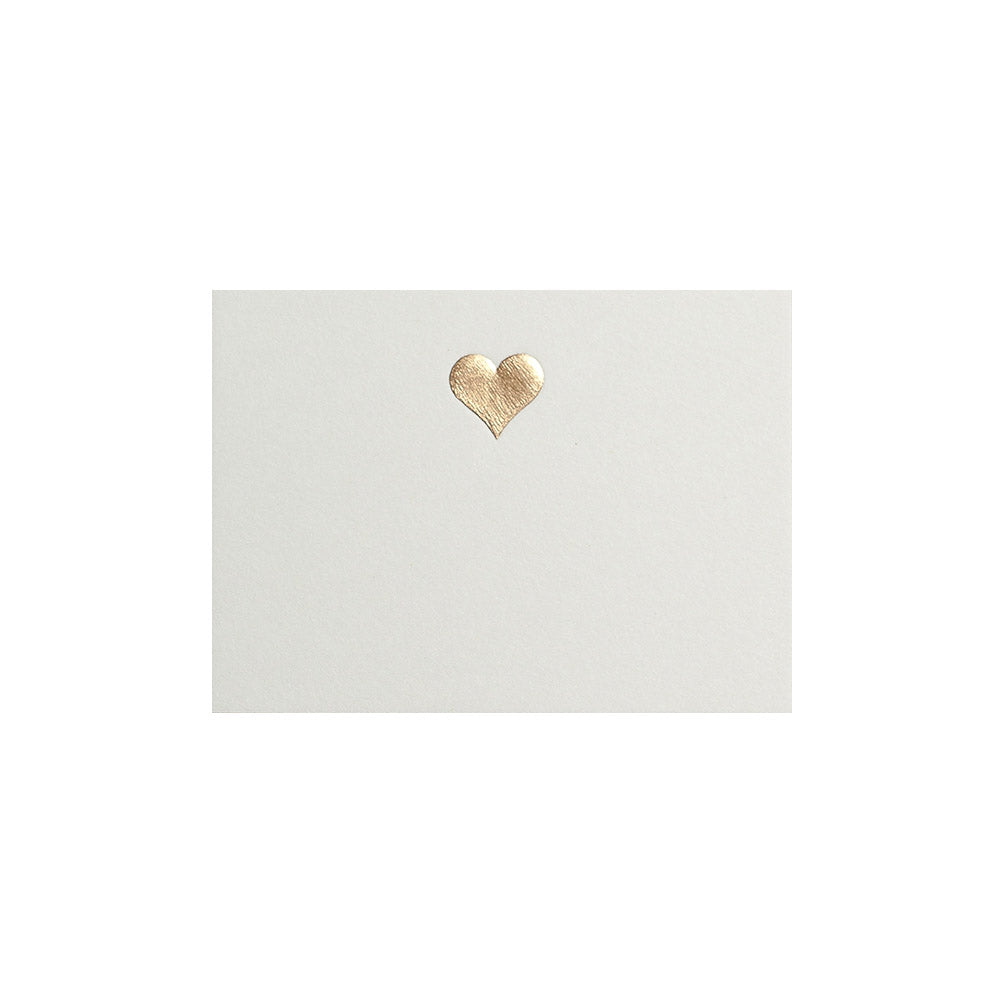 Gold Heart, table card (10 pcs)