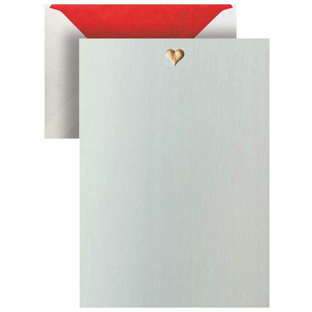 Gold Heart – Correspondence Set (10 pcs)