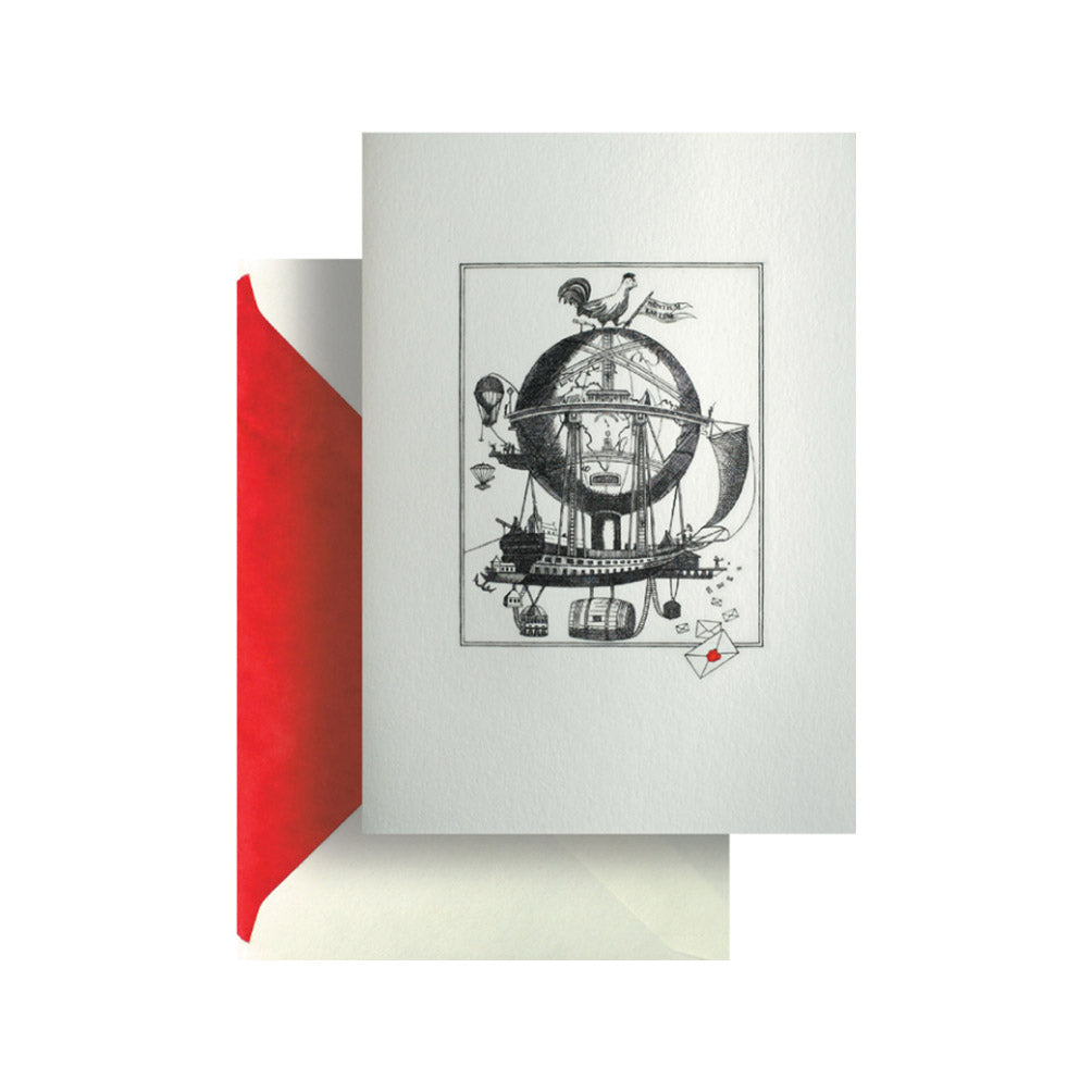 Nuntium Laetum Greeting Card