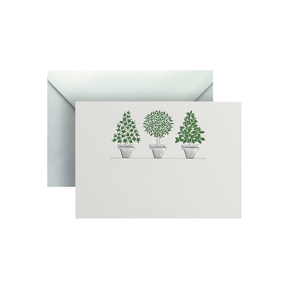 Flowerpots, enclosure card & envelope