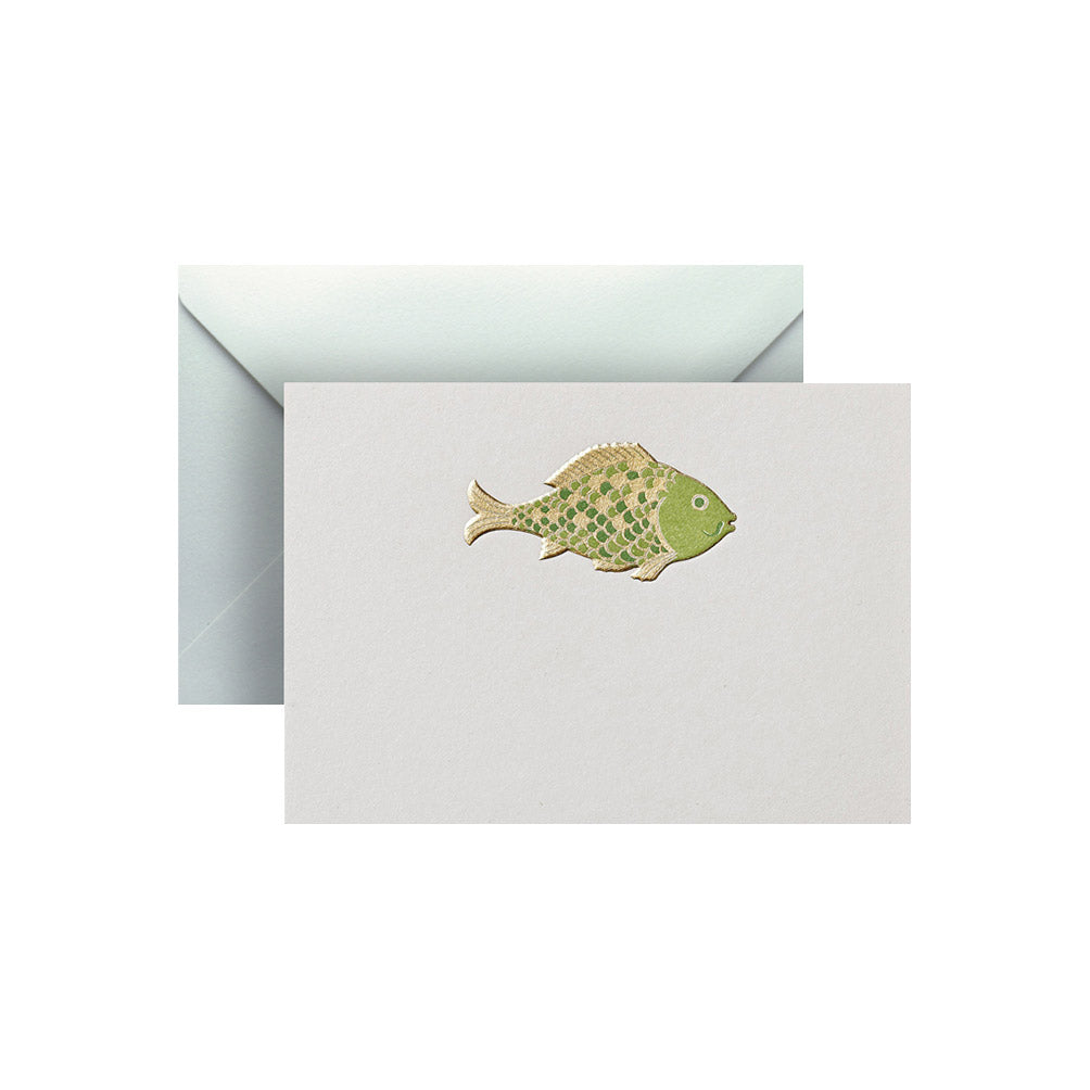 Christmas Fish, enclosure card & envelope