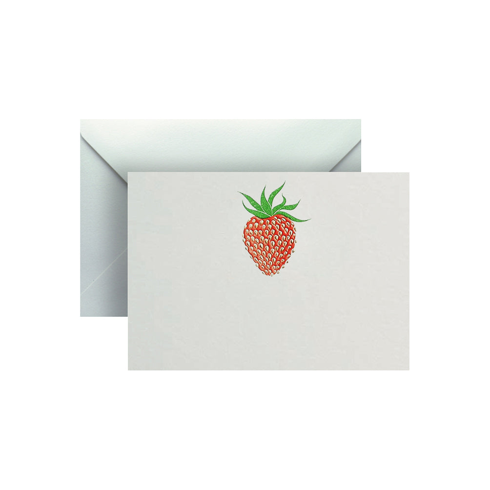 Strawberry, enclosure card & envelope