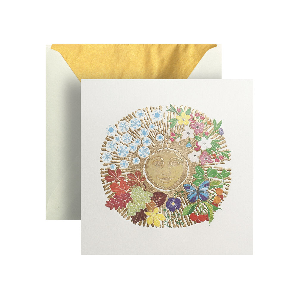 Four Seasons Sun Greeting Card