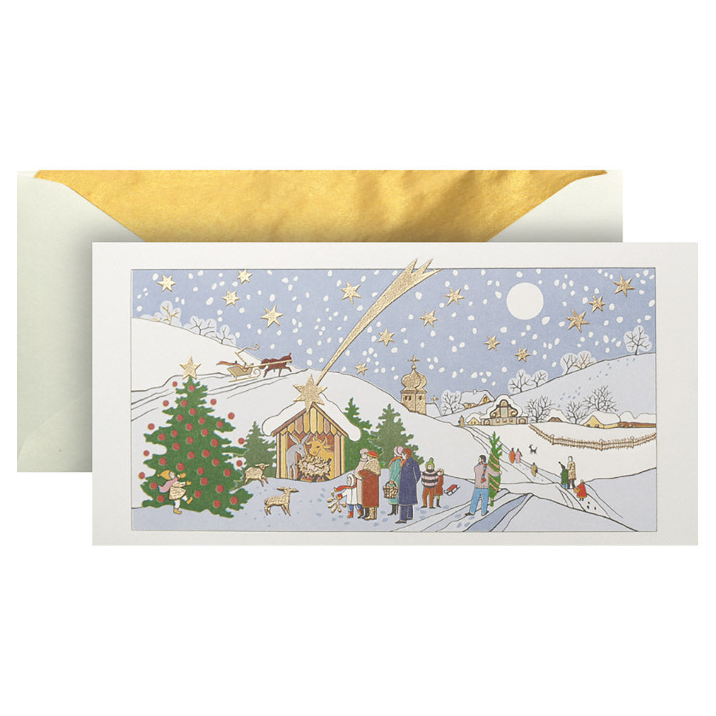 Christmas Scene Greeting Card