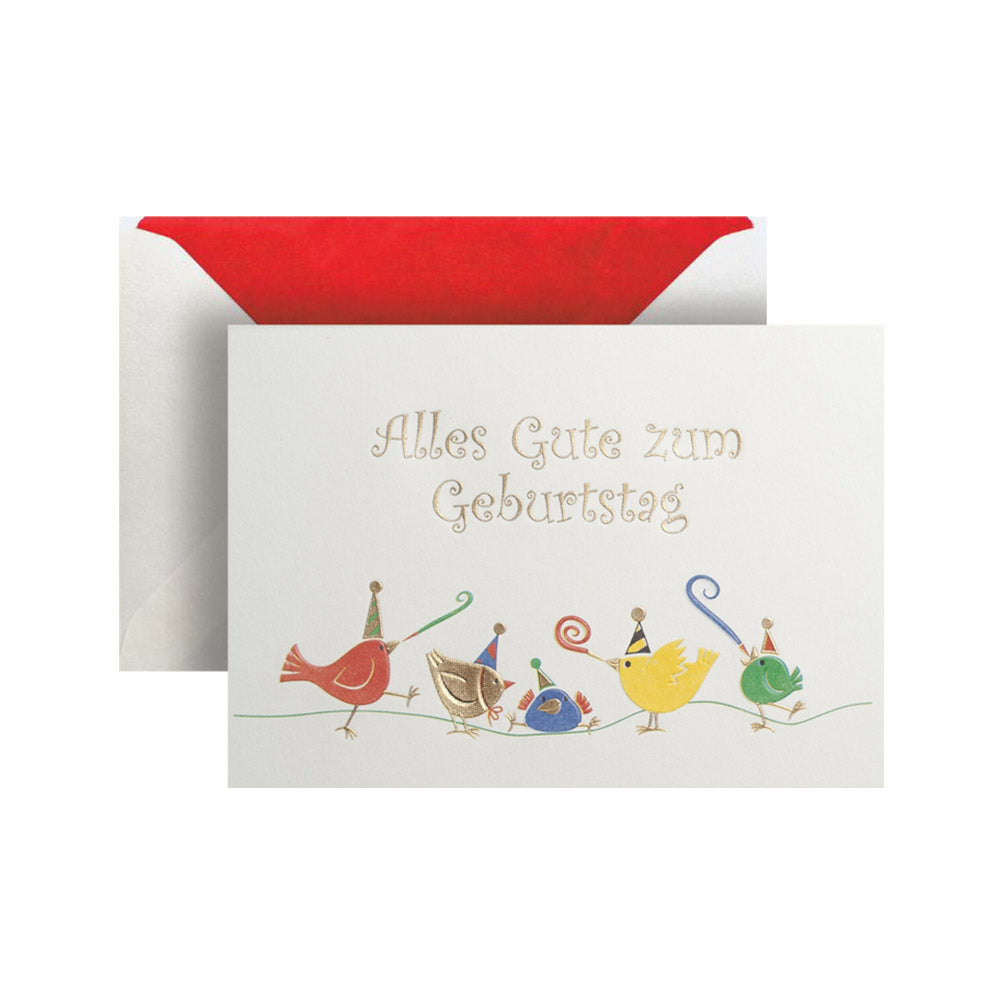 Bird Celebration AGG Greeting Card