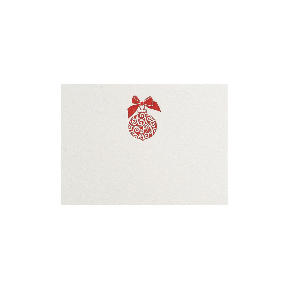 Red Christmas Decoration, table card (10 pcs)