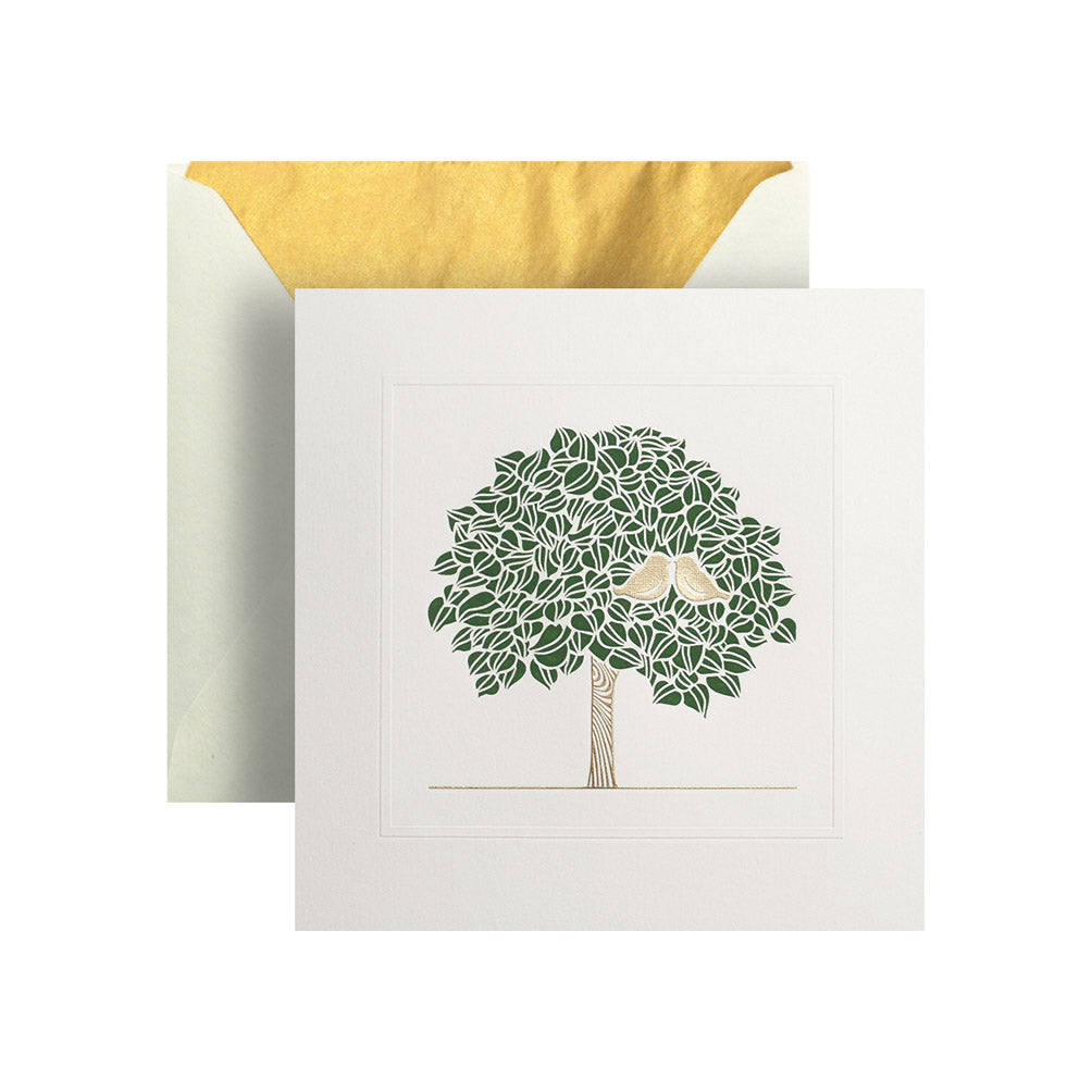 Birds on a Tree Greeting Card