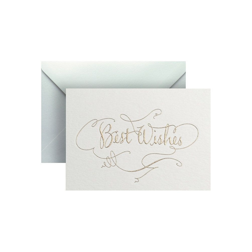 Best Wishes, enclosure card & envelope