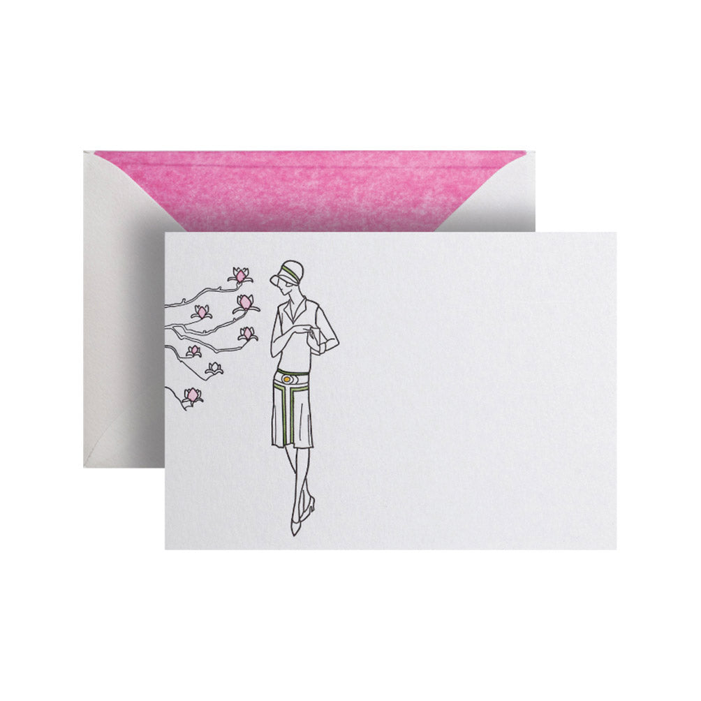 Spring Lady Card