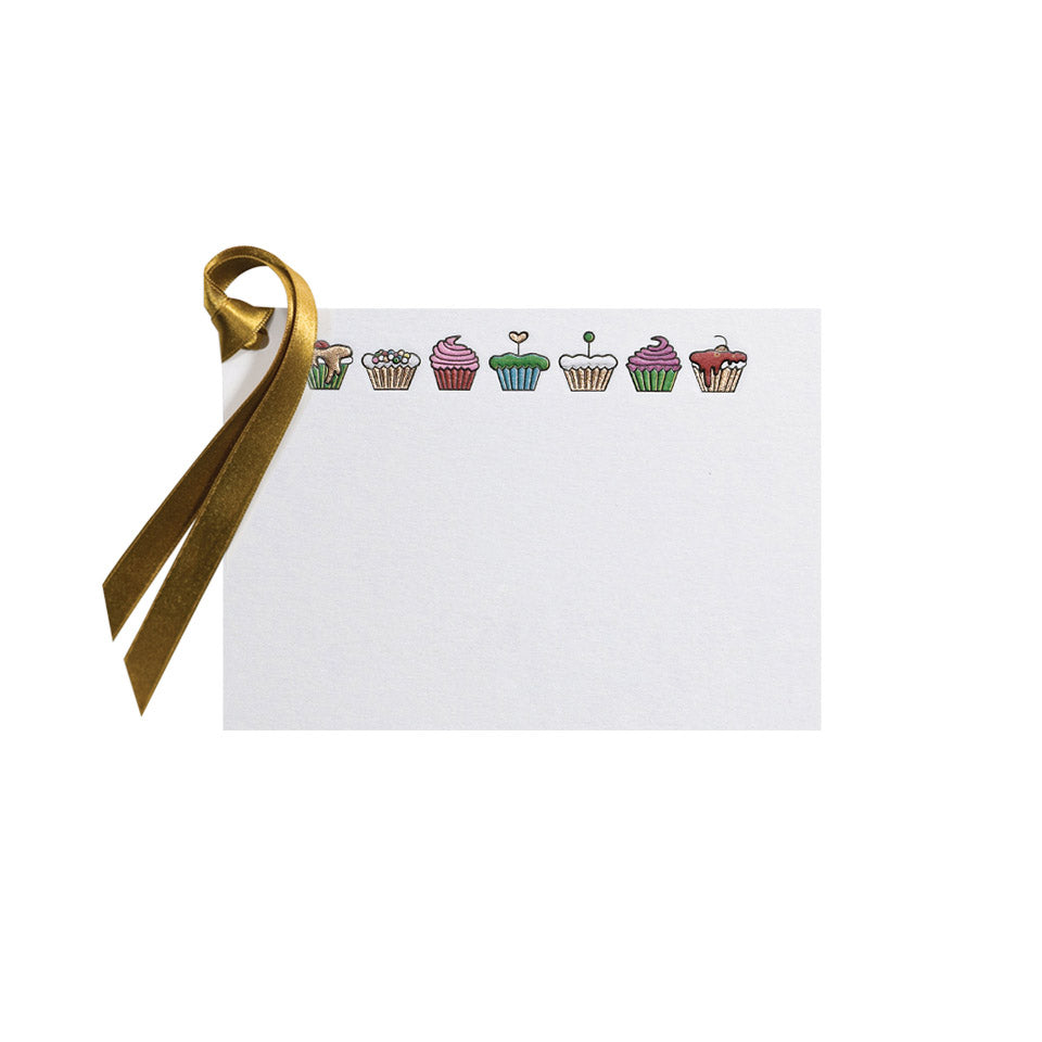 Cupcakes, gift tag (10 pcs)
