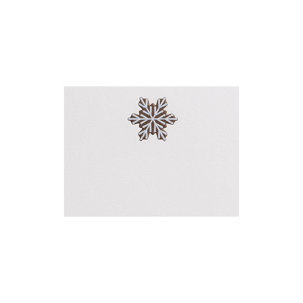 Gingerbread Snowflake, table card (10 pcs)
