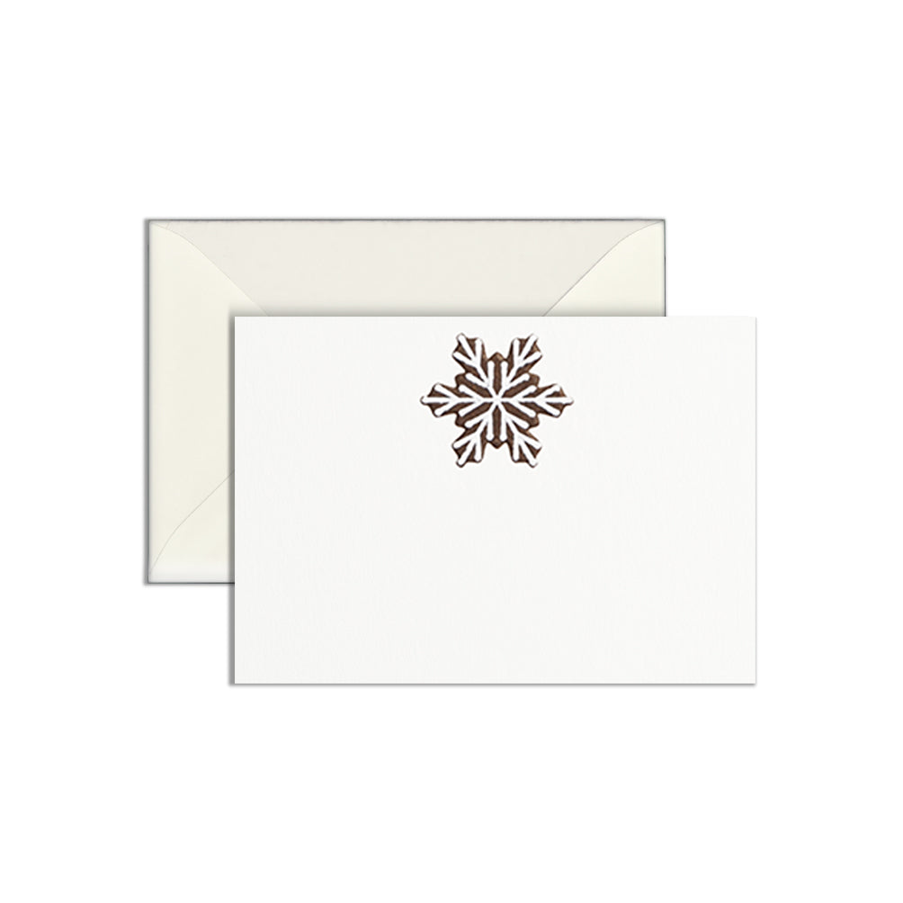 Gingerbread Snowflake, enclosure card & envelope