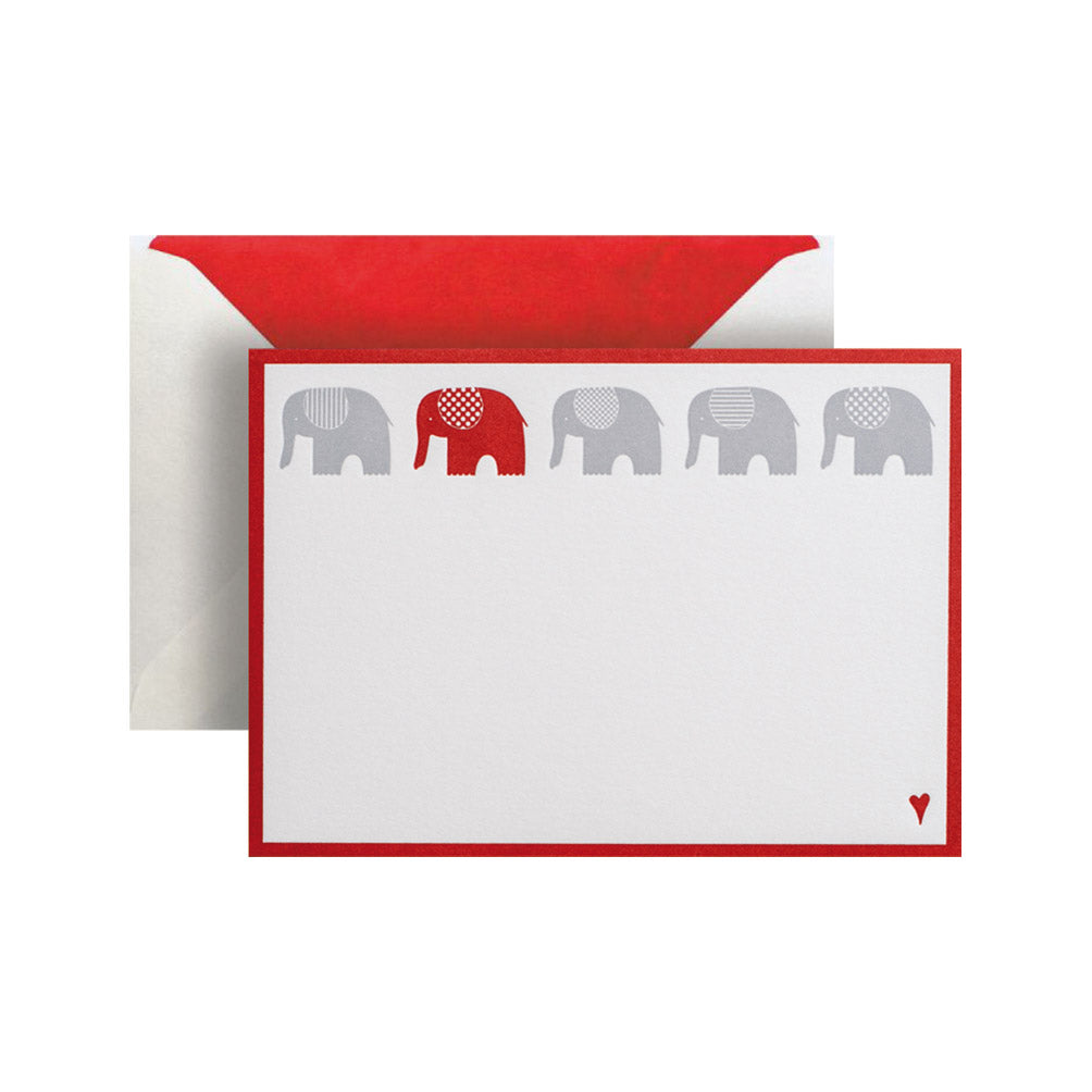 Elephant in Love Greeting Card