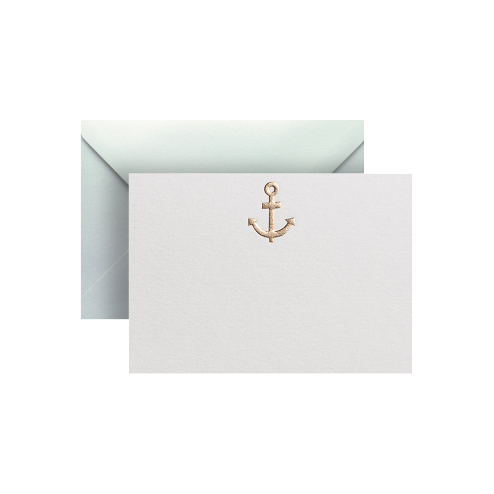 Anchor, enclosure card & envelope