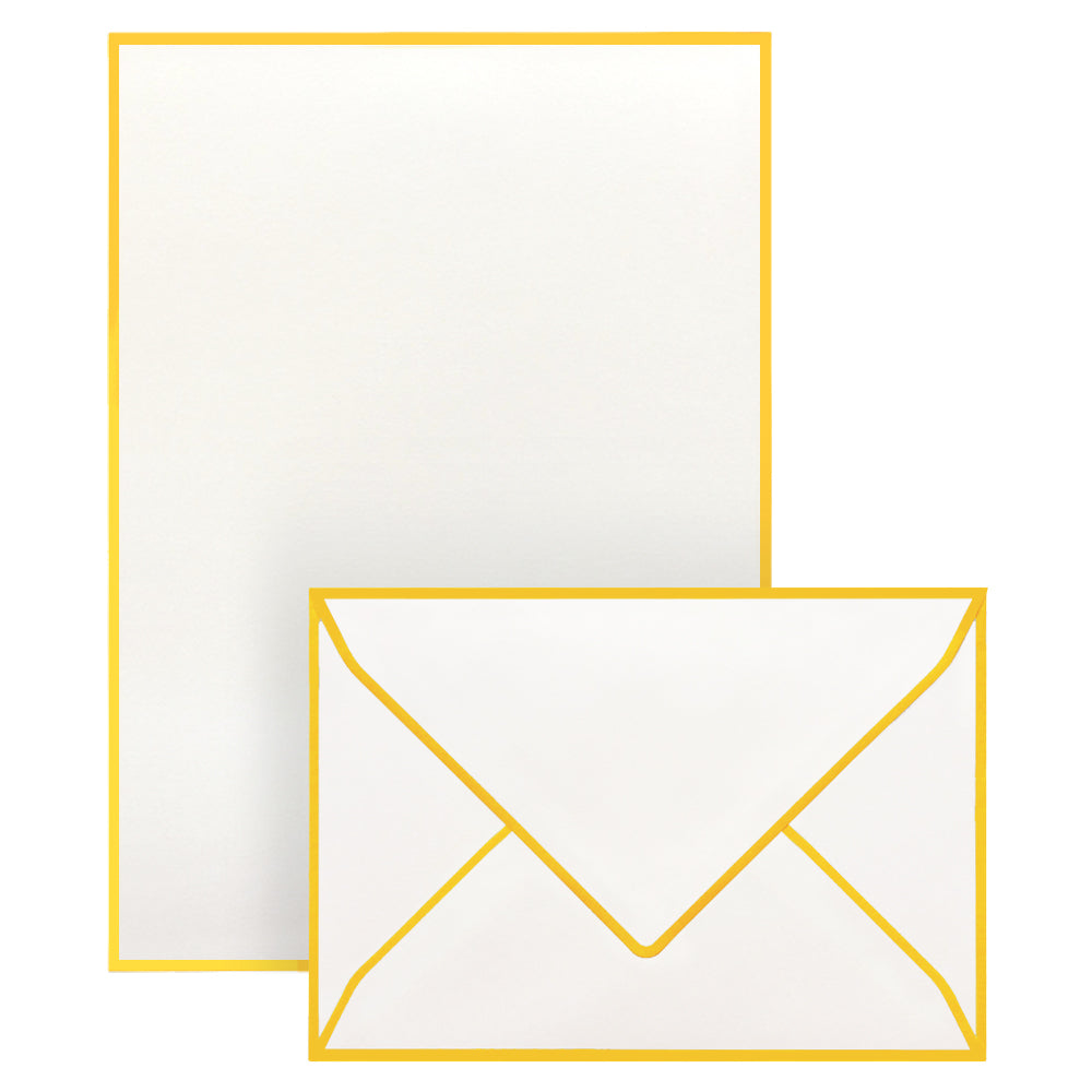 Correspondence Set Citrine Border (10 pcs)