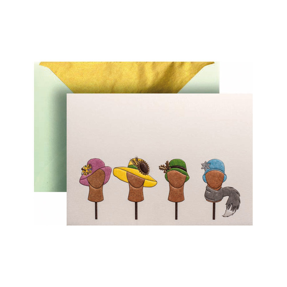 Four Seasons Hats Card