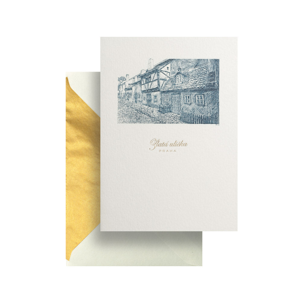 Prague - Golden Lane Card
