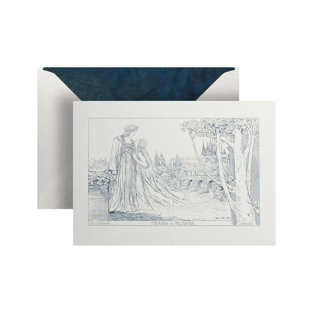 Prague and the River Card
