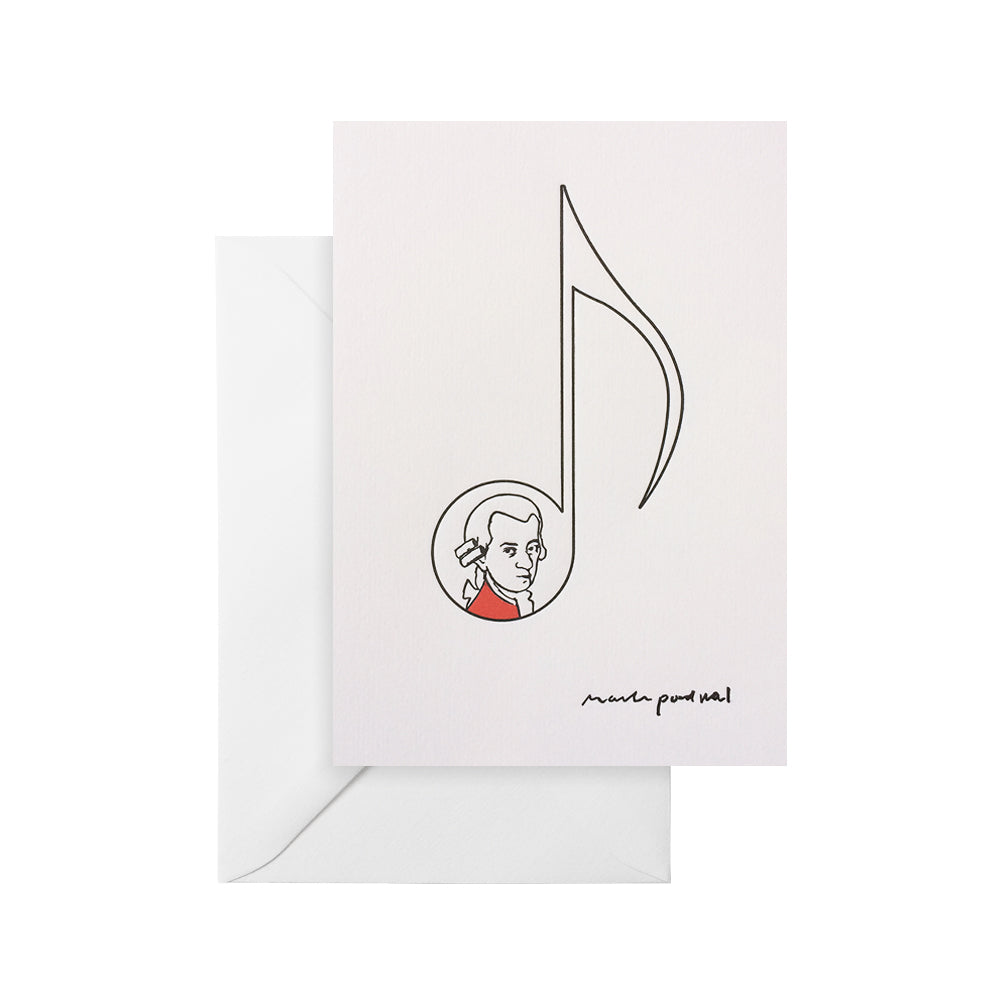 Mozart in the Note Card