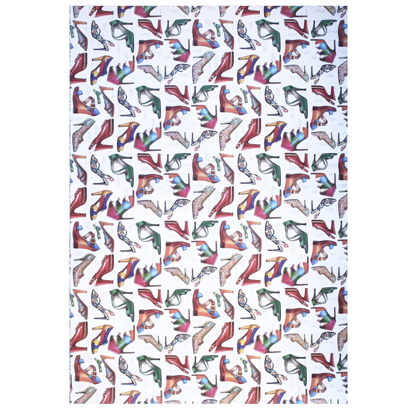 Rossi Fashion Shoes Wrapping Paper