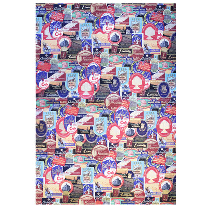 Rossi Hotel Luggage Labels Wrapping Paper