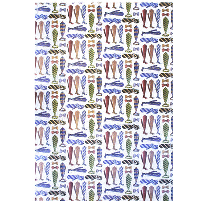 Rossi Ties Wrapping Paper
