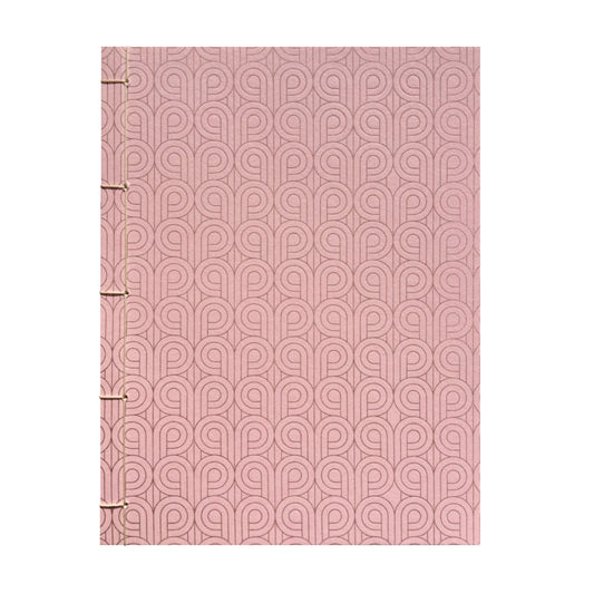Rossi Notebook with japanese binding, pink