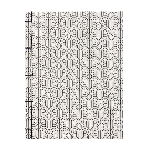 Rossi Notebook with japanese binding, wind, white