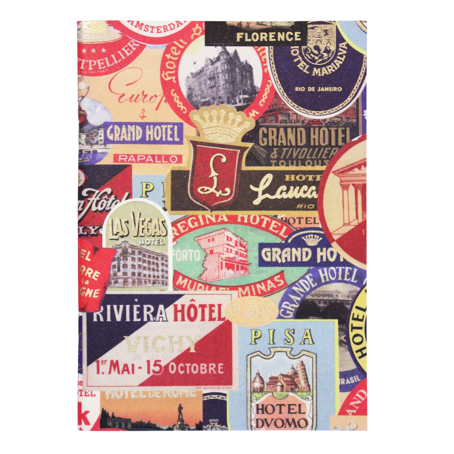 Rossi Hotels Luggage Labels - Softcover notebook