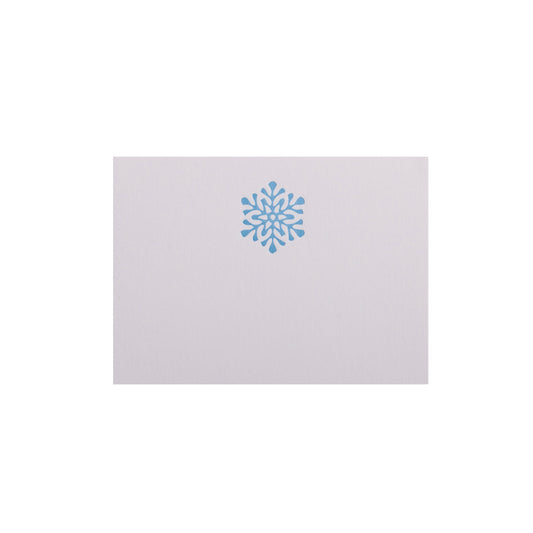 Blue Snowflake, table card