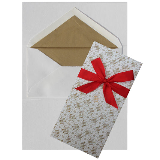 Gold Snowflakes Envelope
