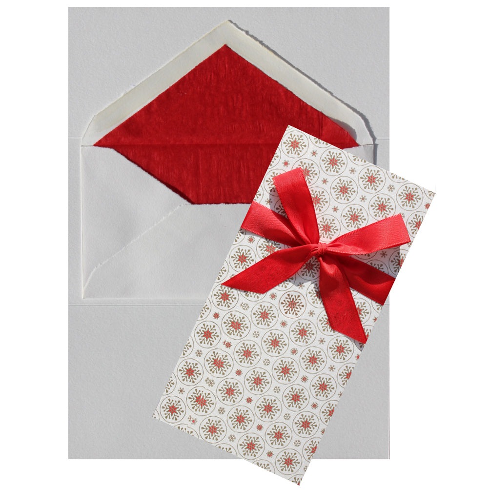Red Snowflakes Envelope