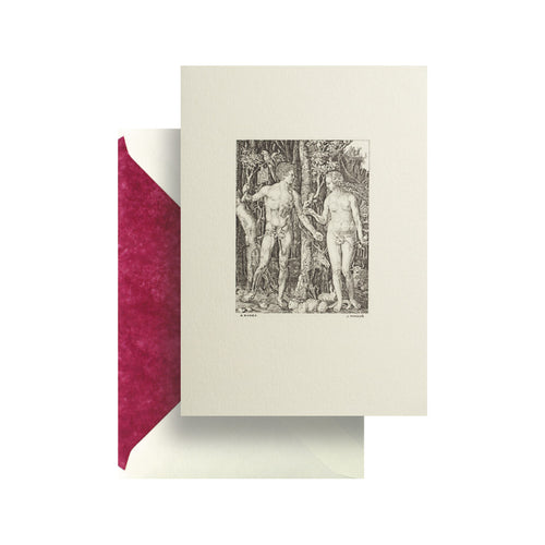 Adam and Eve Greeting Card