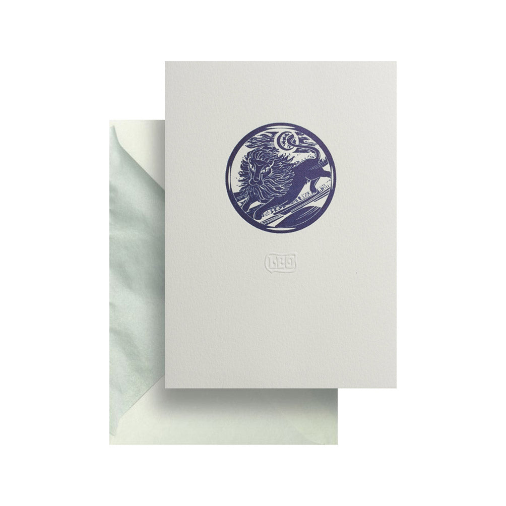 Leo Greeting Card