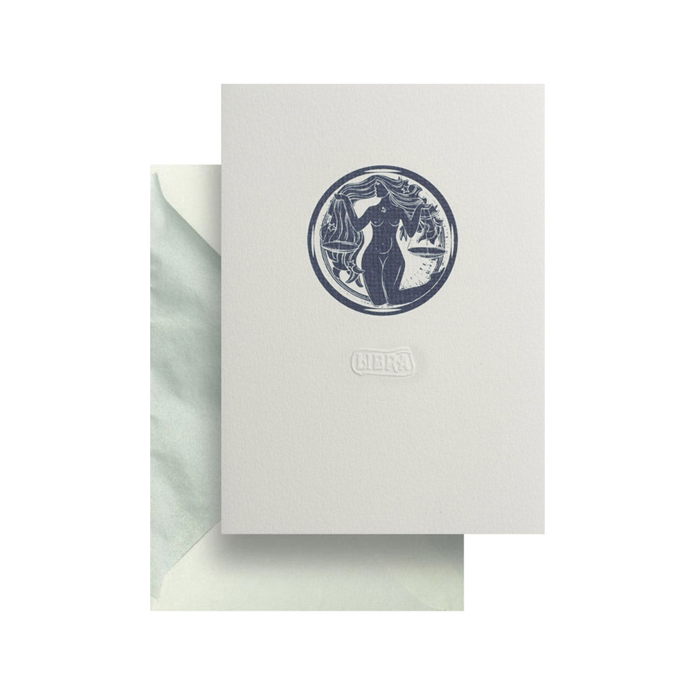 Libra Greeting Card