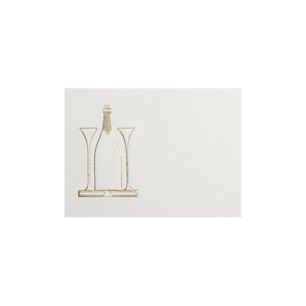Champagne, table card (10 pcs)