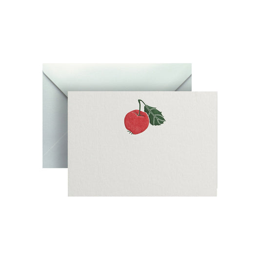 Red Apple, enclosure card & envelope