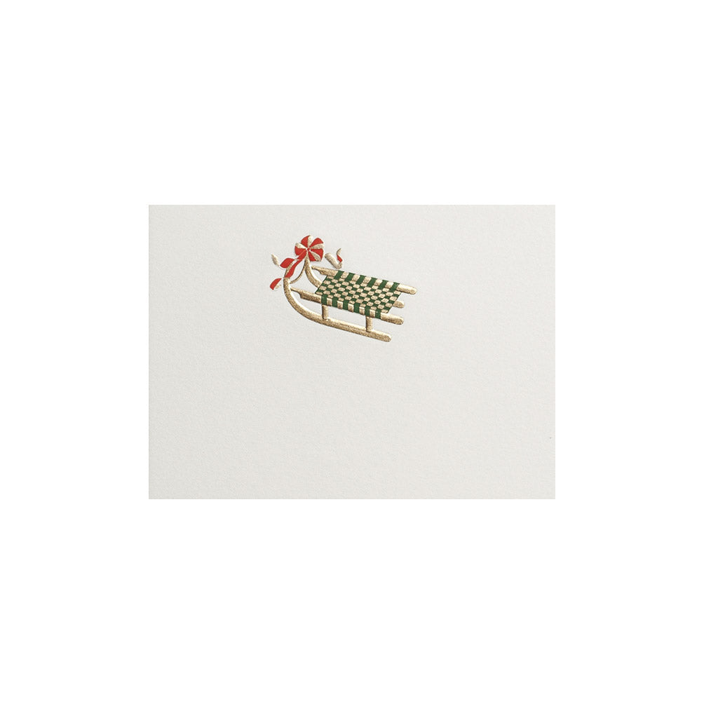 Sled, table card (10 pcs)