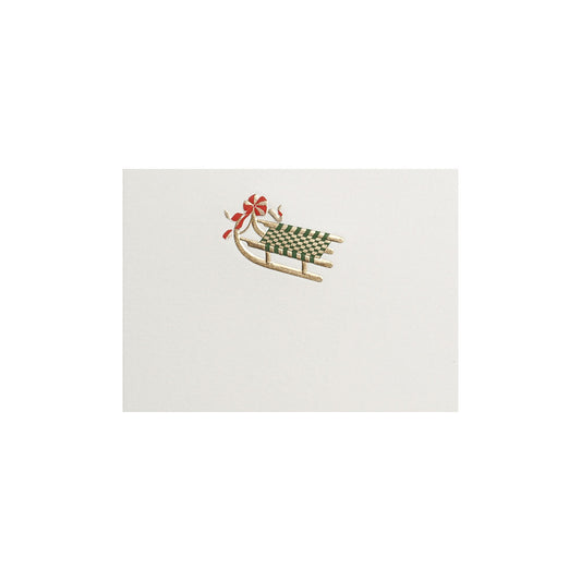 Sled, table card (10 pcs)
