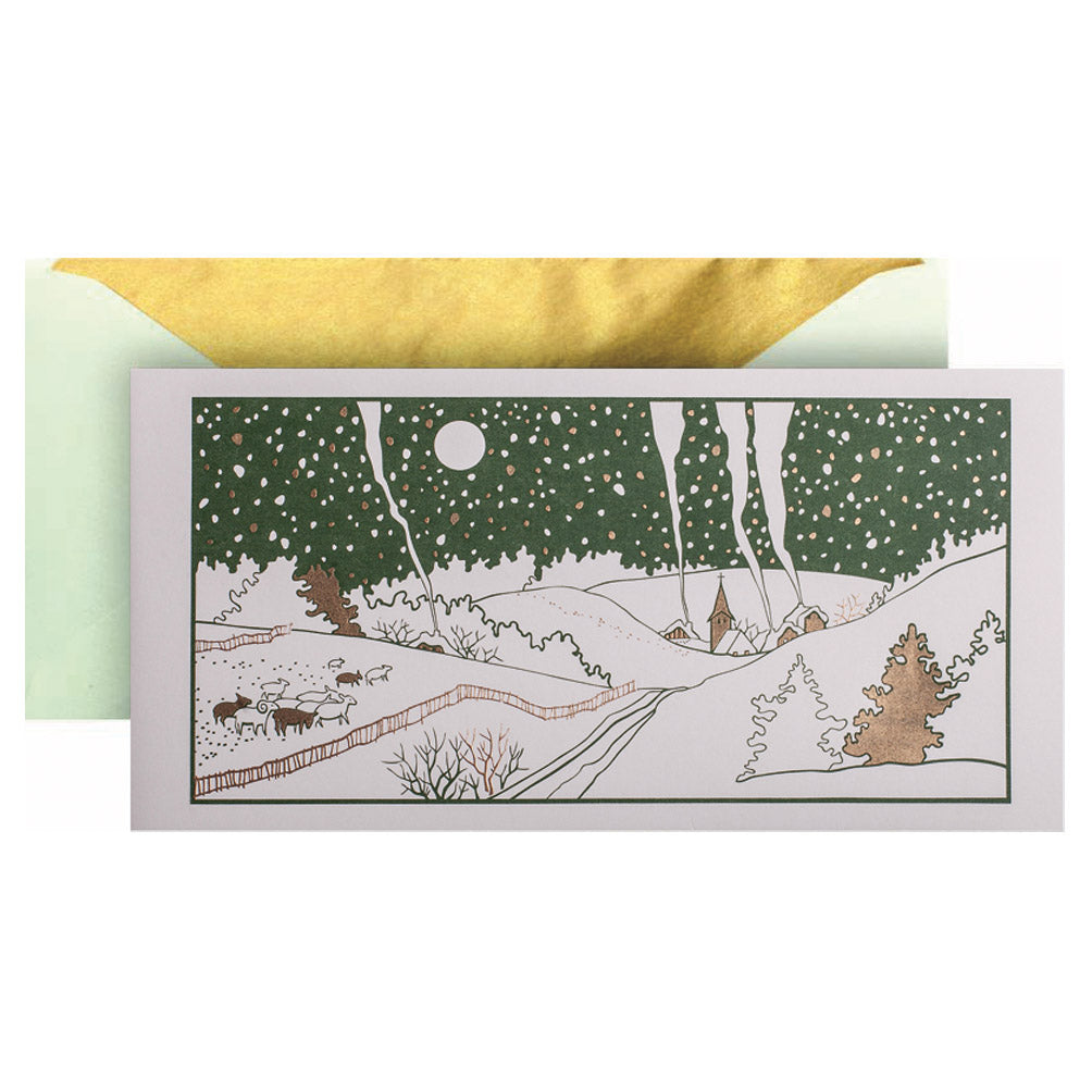 Winter Scenery Greeting Card