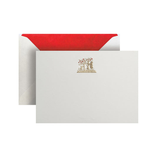 Gold Apple Tree Card