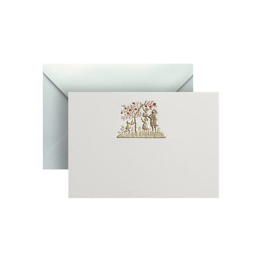 Gold Apple Tree, enclosure card & envelope