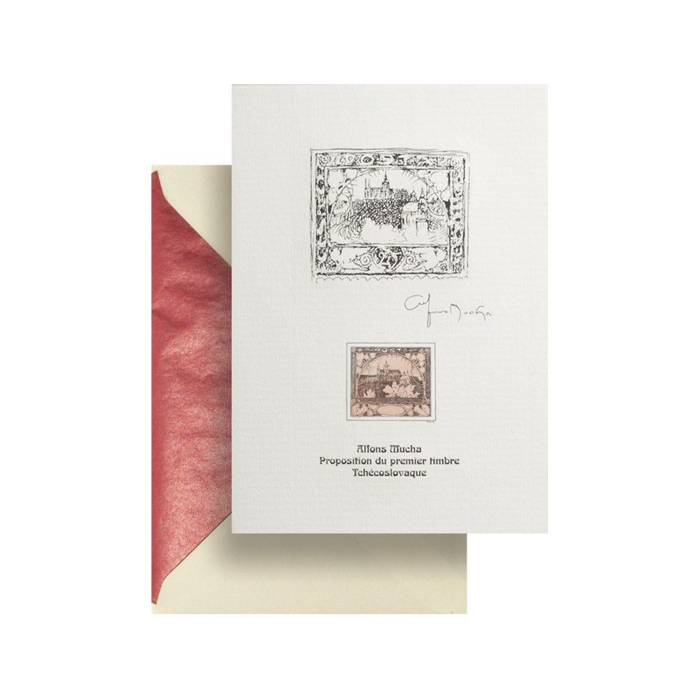 Postage Stamp Design Card